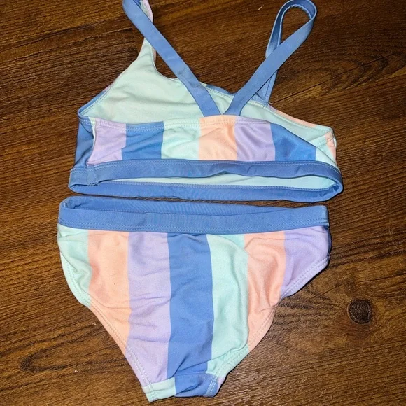 ⭐️Girls Bundle (3) Bikinis Size S 6/7 Old Navy Cat & Jack Wonder Nation - Picture 5 of 11